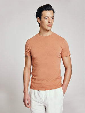 LUCIO LINEN-COTTON T-SHIRT