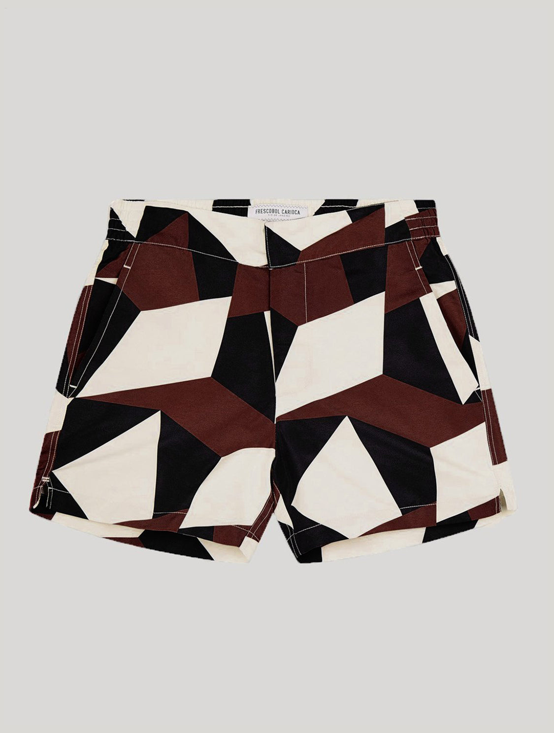 CLASSIC SWIM SHORTS MODERNIST PRINT